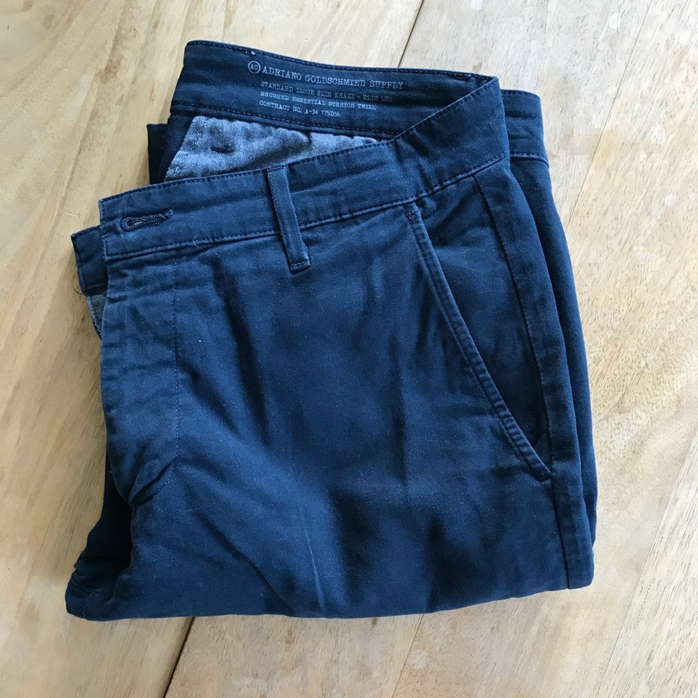 Adriano Goldschmied Supply slim leg khakis